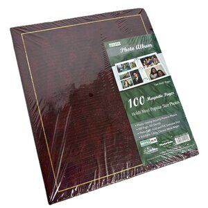 Pioneer Photo Album 100 Magnetic  Pages Self Stick 3 Ring Binder NWT